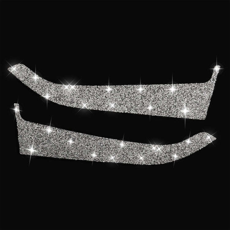 For Ford Mustang 2015-2020 Car Front Door Panel Diamond Decoration Sticker, Left and Right Drive