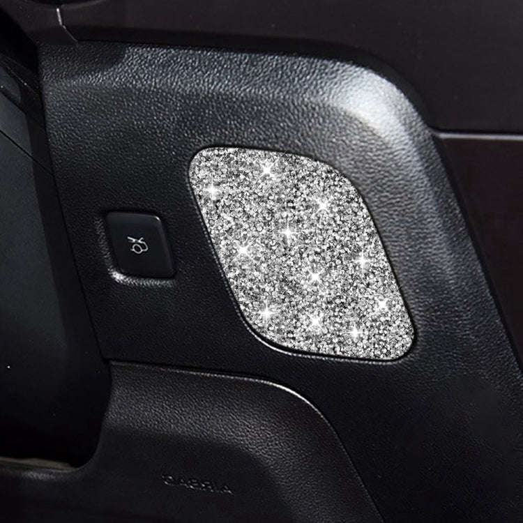For Ford Mustang 2015-2020 Car Driver Seat Storage Box Diamond Decoration Sticker, Right Drive