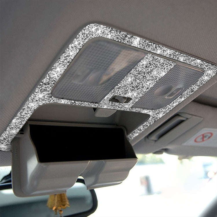 For Nissan 350Z 2003-2009 Car Reading Light Diamond Decorative Sticker,Left and Right Drive Unive...