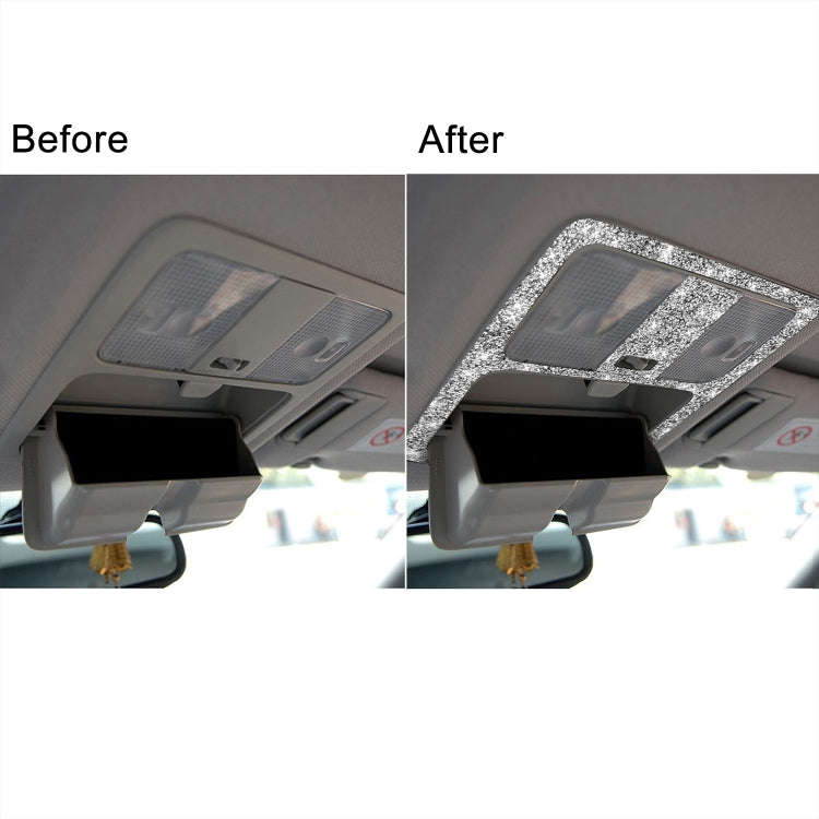 For Nissan 350Z 2003-2009 Car Reading Light Diamond Decorative Sticker,Left and Right Drive Unive...