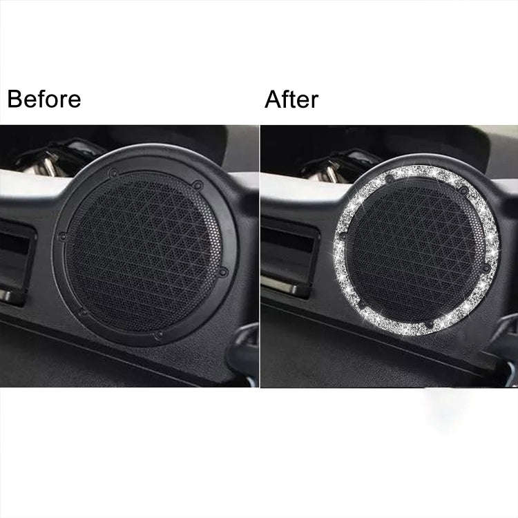For Nissan 350Z 2003-2009 Car DVD Player Diamond Decorative Sticker,Left and Right Drive Universal