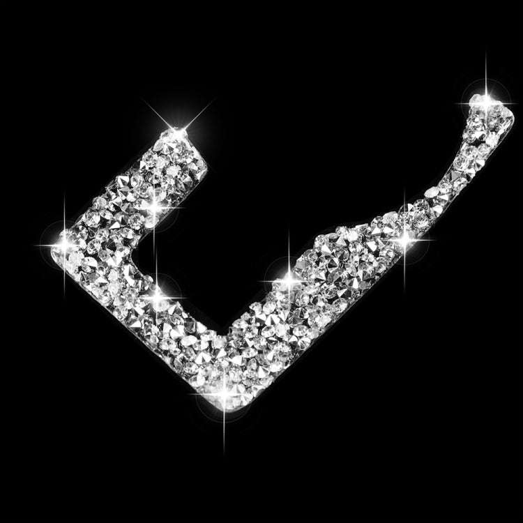 For Ford Mustang 2015-2020 Car Central Control CD Diamond Decoration Sticker, Left and Right Drive
