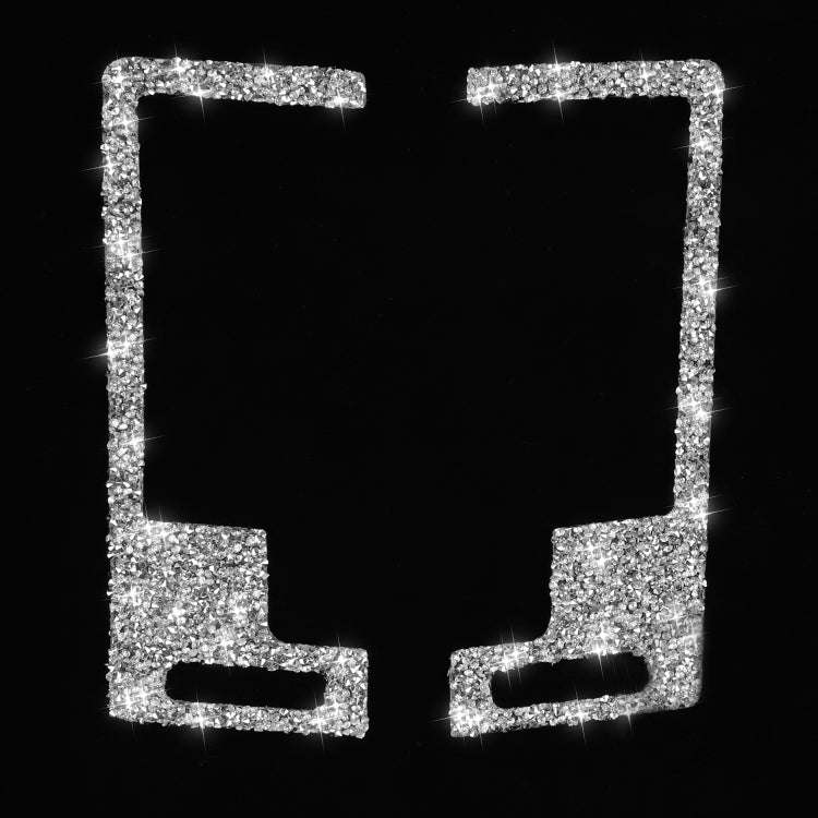 For Nissan 350Z 2003-2009 2pcs Car Center Ventilation Exhaust Diamond Decorative Sticker,Left and...