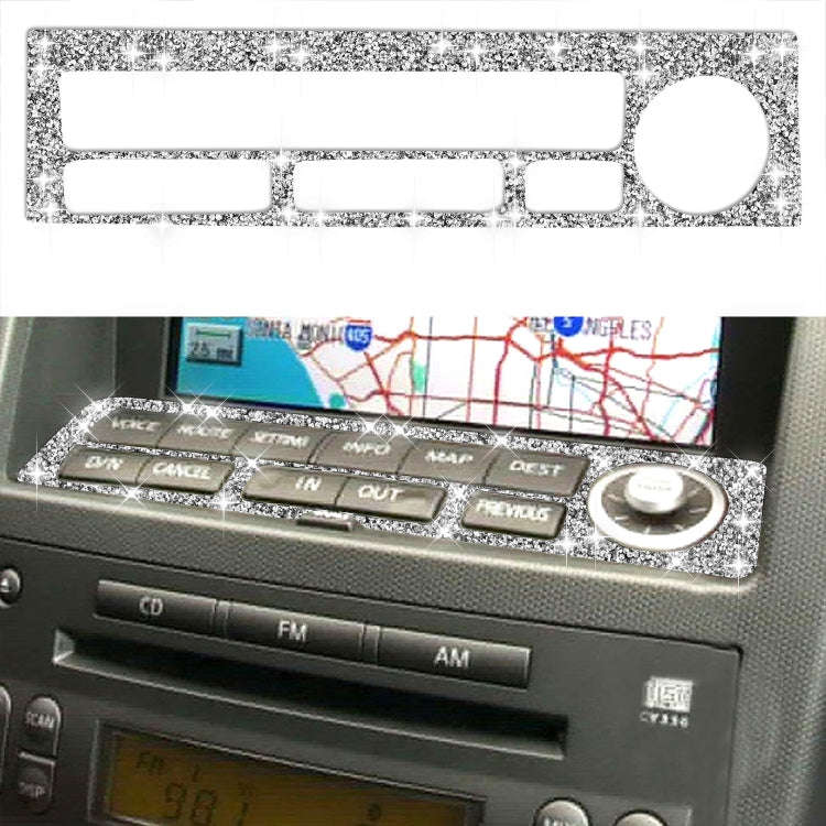 For Nissan 350Z 2003-2009 Car Navigation Key Diamond Decorative Sticker,Left and Right Drive Univ...
