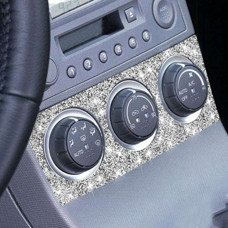 For Nissan 350Z 2003-2009 Car Air Conditioning Adjustment Diamond Decorative Sticker,Left and Rig...