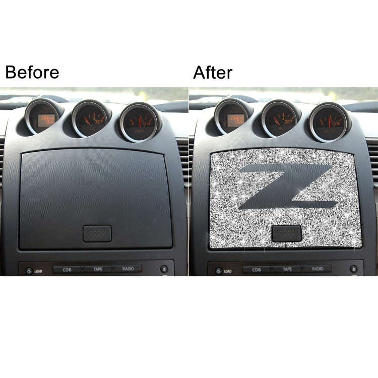 For Nissan 350Z 2003-2009 Car Navigation Panel Diamond Decorative Sticker,Left and Right Drive Un...