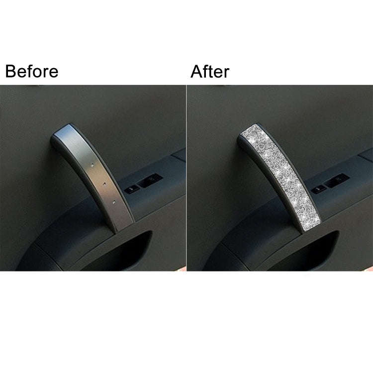 For Nissan 350Z 2003-2009 Car Passenger Side Door Handle Diamond Decorative Sticker, Right Drive