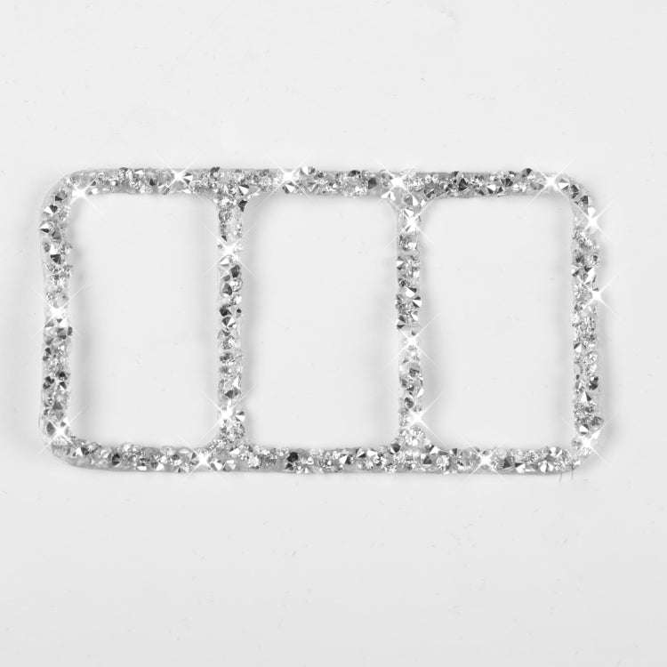 For Nissan 370Z Z34 2009- Car Central Control Heating Button Frame Diamond Decoration Sticker, Le...