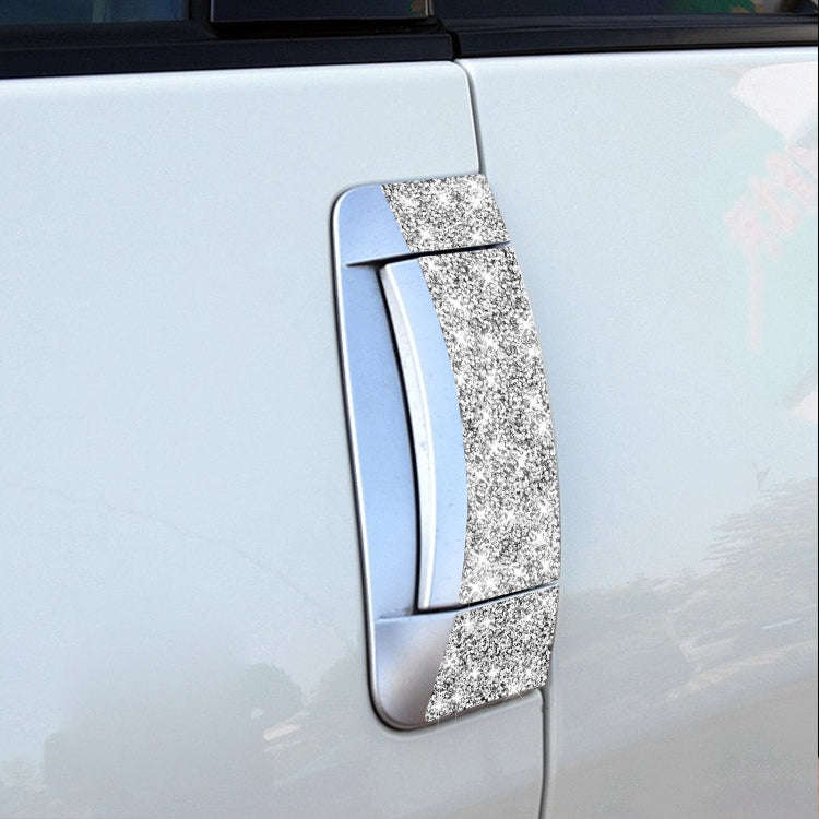 For Nissan 350Z 2003-2009 6pcs Car Door Outer Handle Diamond Decorative Sticker, Right Drive