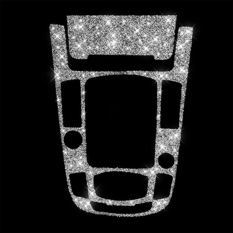 For Audi A4L / A5 / Q5 Car Gear Panel C Diamond Decoration Sticker, Left and Right Drive