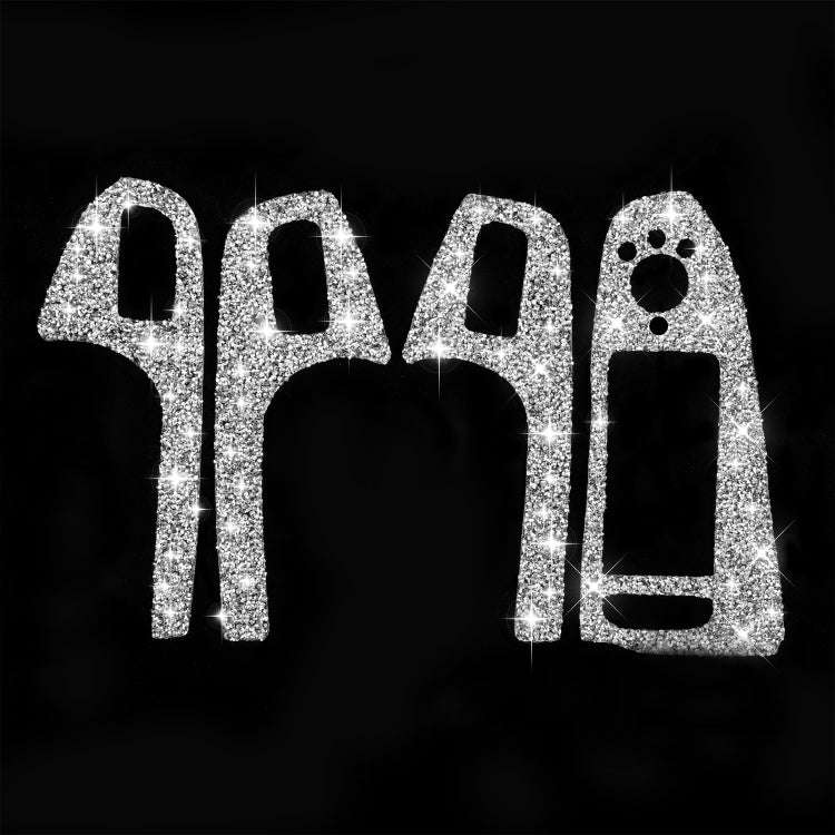 For Audi A4 / A5 / Q5 Car Door Lift Control Panel Diamond Decoration Sticker, Right Drive High Co...