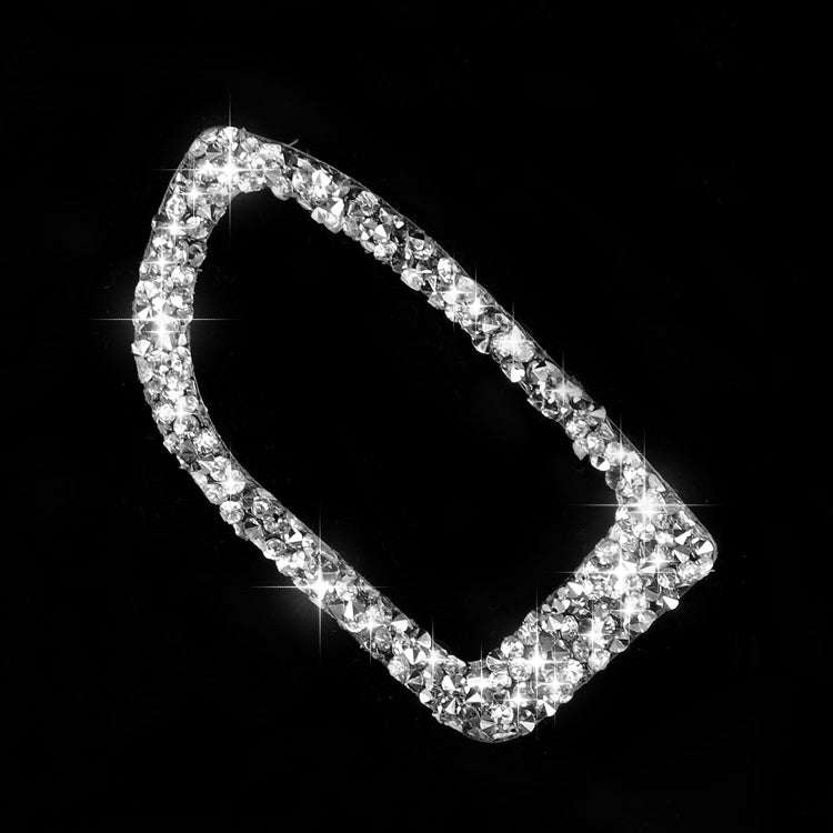 For Audi A4L / A5 / Q5 Car Trunk Switch Diamond Decoration Sticker, Left Drive