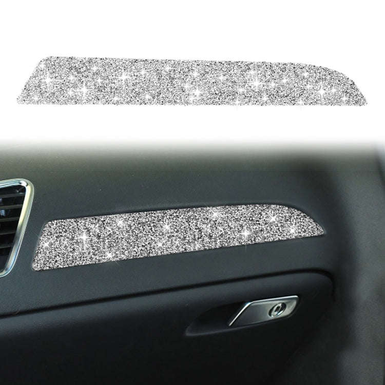 For Audi A4 / A5 / Q5 Car Dashboard Trim Diamond Decoration Sticker, Right Drive