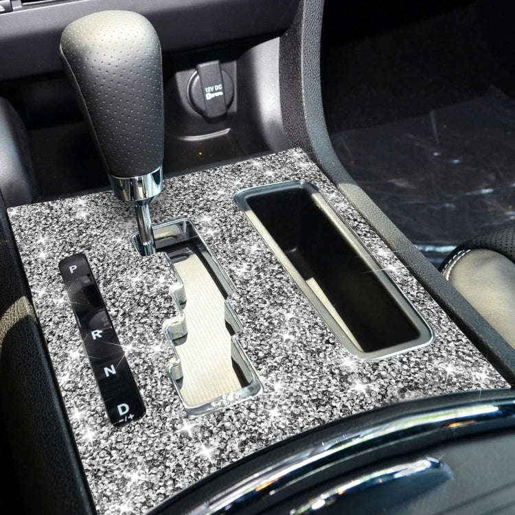 For Dodge Charger 2011-2014 Car Automatic Shift Panel Diamond Decorative Sticker, Left-hand Drive