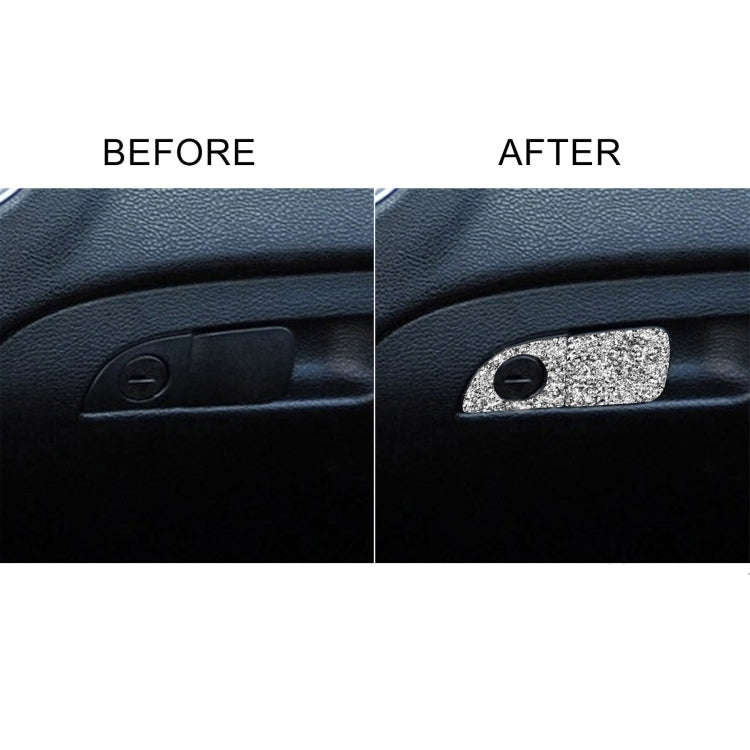 For Dodge Charger 2011-2014 2pcs/Set Car Front Passenger Seat Storage Box Handle Diamond Decorati...