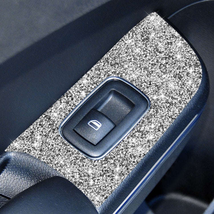 For Dodge Charger 2011-2014 4pcs/Set Car Window Lift Panel Diamond Decorative Sticker, Left-hand ...