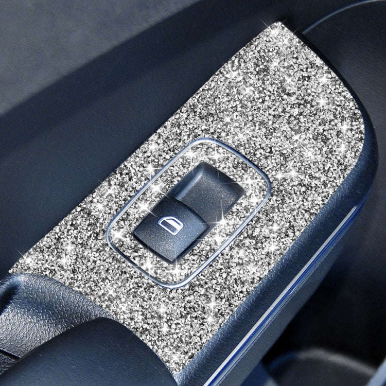 For Dodge Charger 2011-2014 9pcs/Set Car Window Lift Panel Diamond Decorative Sticker, Left-hand ...