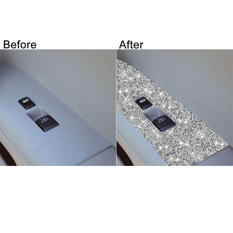 For Nissan 350Z 2006-2009 Car Glass Lifting Diamond Sticker, Left Drive