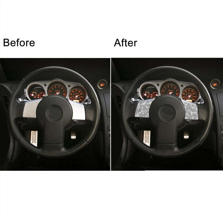 For Nissan 350Z 2006-2009 Car Steering Wheel Diamond Sticker,Left and Right Drive Universal