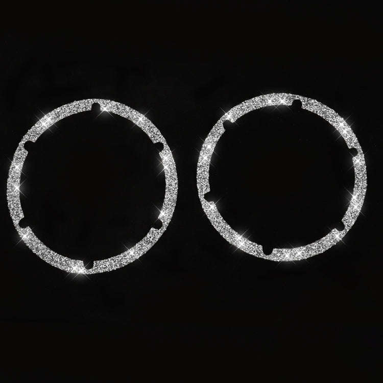 For Nissan 350Z 2006-2009 Car Rear Speaker Surround Diamond Sticker,Left and Right Drive Universal