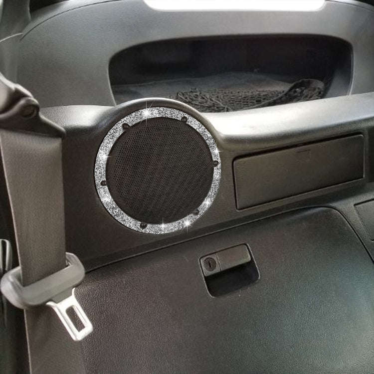 For Nissan 350Z 2006-2009 Car Rear Speaker Surround Diamond Sticker,Left and Right Drive Universal