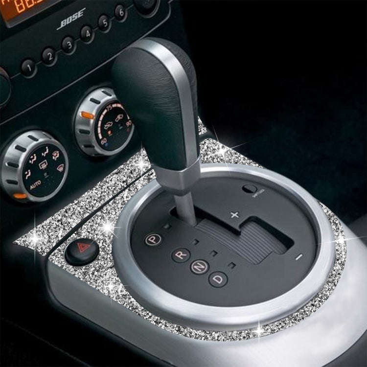 For Nissan 350Z 2006-2009 Car Gear Panel Diamond Sticker, Left Drive