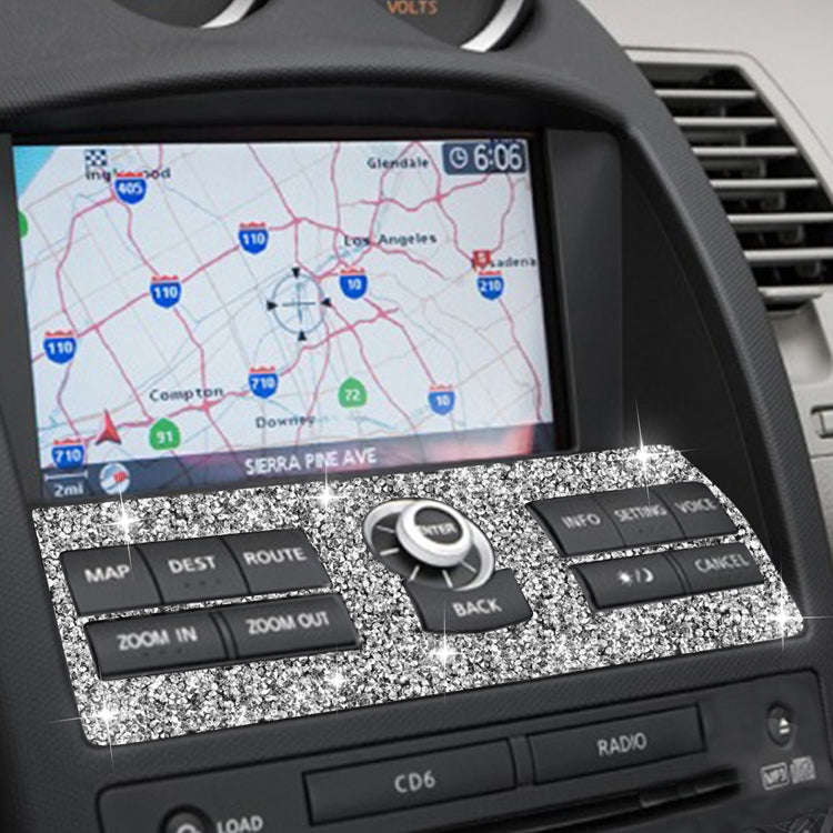 For Nissan 350Z 2006-2009 Car Navigation System Control Diamond Sticker,Left and Right Drive Univ...