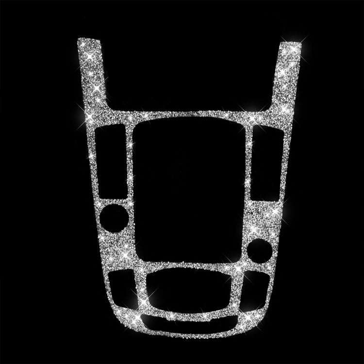 For Audi A4L / A5 / Q5 Car Gear Panel Type C Diamond Decoration Sticker, Left and Right Drive