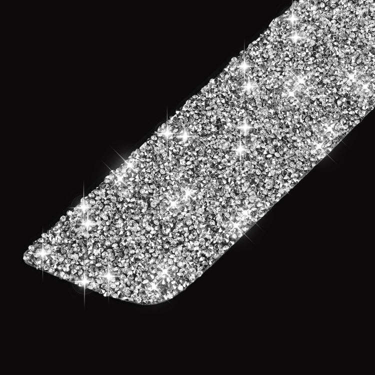 For Tesla Model 3 Car Rear Door Sill Strip Diamond Sticker,Left and Right Drive Universal