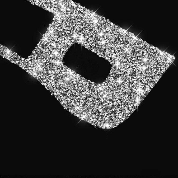 For Tesla Model 3 Car Window Raising Button Diamond Sticker, Left Drive