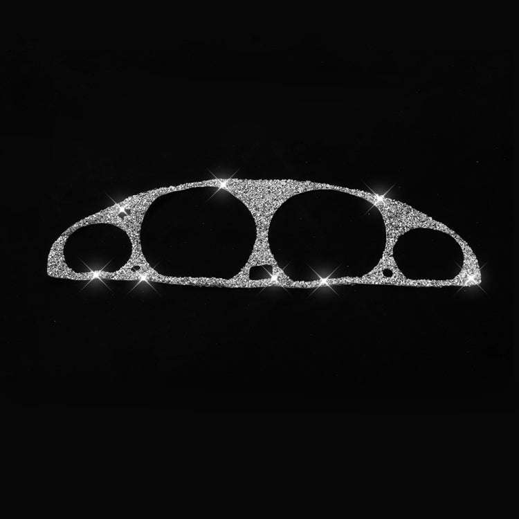 For BMW Series 3 E46 1998-2005 Car Speed Dashboard Diamond Decoration Sticker, Left and Right Drive