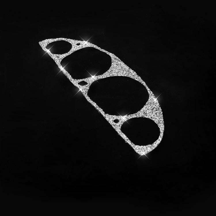 For BMW Series 3 E46 1998-2005 Car Speed Dashboard Diamond Decoration Sticker, Left and Right Drive
