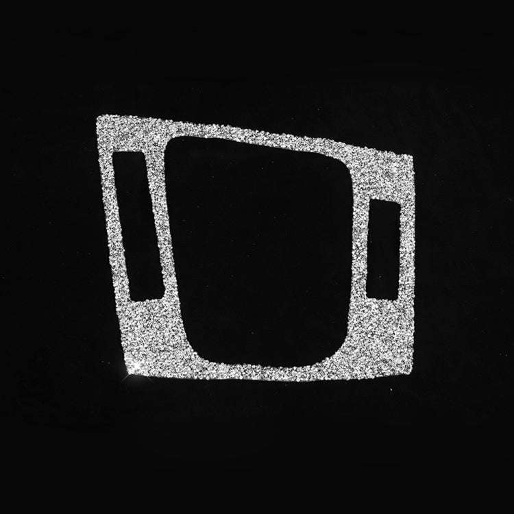 For BMW Series 3 E46 1998-2005 Car Center Control Panel Diamond Decoration Sticker, Left Drive