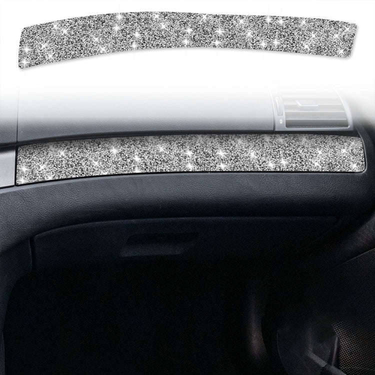 For BMW Series 3 E46 1998-2005 Car Copilot Central Control Diamond Decoration Sticker, Left Drive