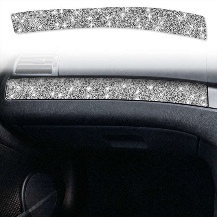 For BMW Series 3 E46 1998-2005 Car Copilot Central Control Diamond Decoration Sticker, Right Drive