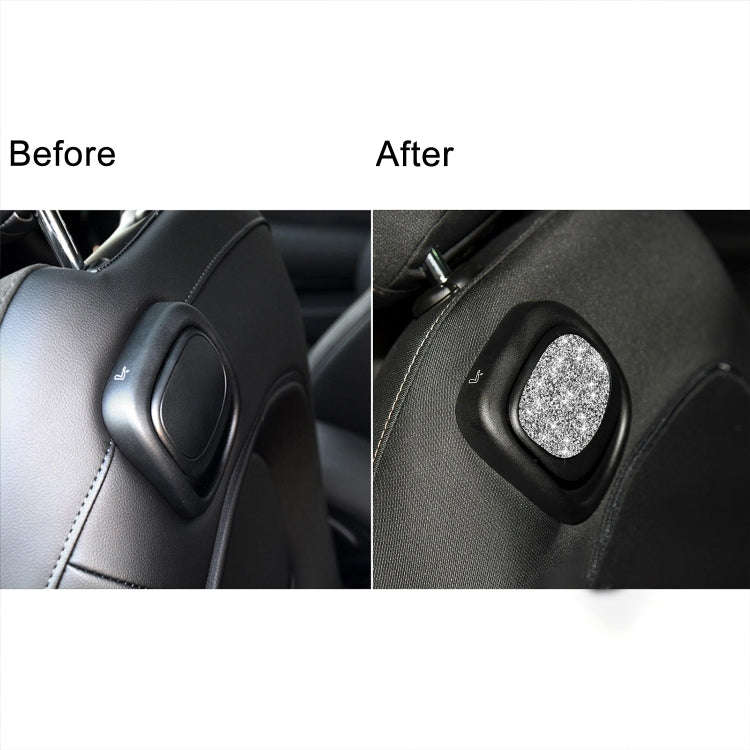 For BMW Mini One Cooper F56 Car Seat Back Handle Diamond Decoration Sticker