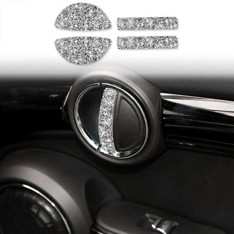 For BMW Mini Cooper Clubman Countryman  F55 4pcs Car F Chassis Door Handle Diamond Decoration Sti...