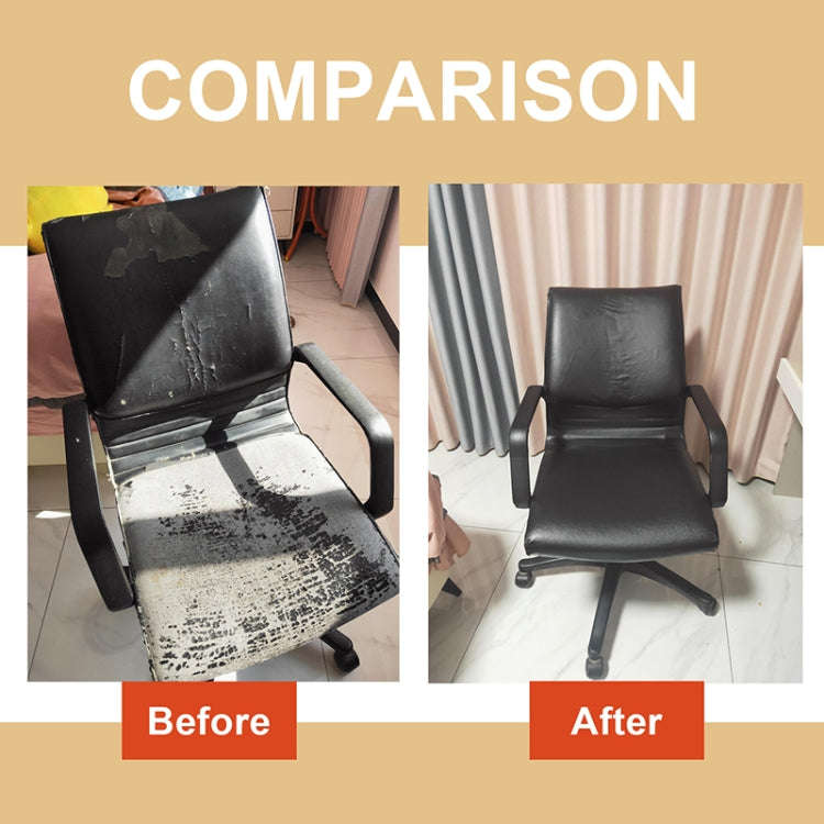 30 x 137cm Self Adhesive Leather for Sofa Repair Patch Car Seat PVC Leather Sticker(Black)