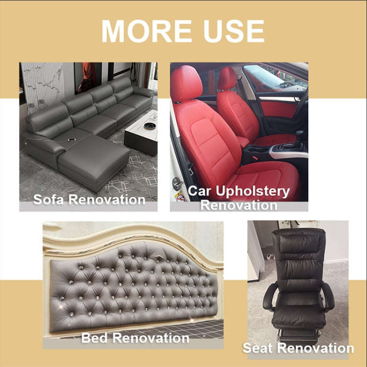 30 x 137cm Self Adhesive Leather for Sofa Repair Patch Car Seat PVC Leather Sticker(White)