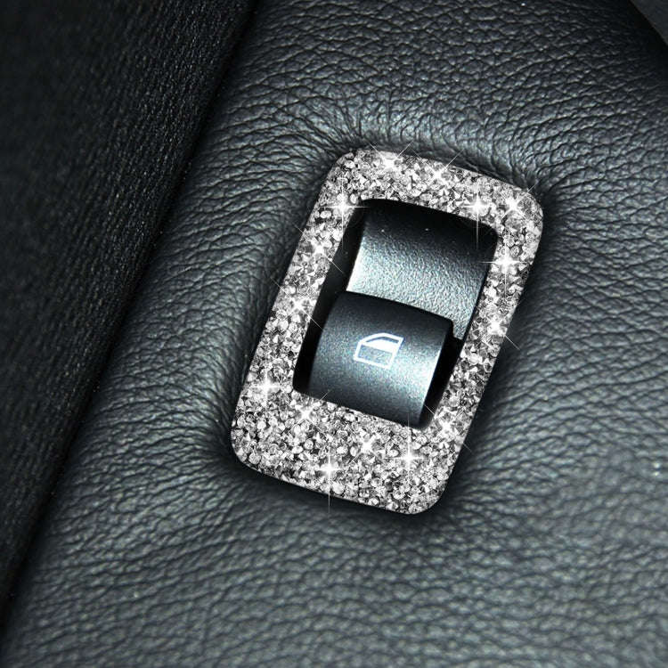 For BMW X5 E70 2008-2013 / X6 E71 2009-2014 Car Window Lift Panel Diamond Decoration Sticker, Hig...