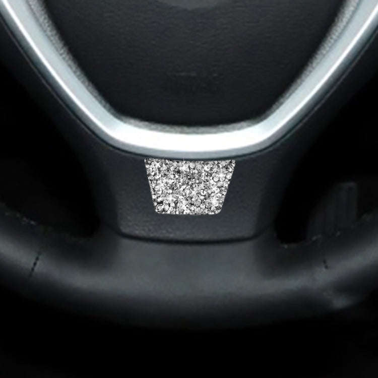 For BMW X5 E70 / X6 E71 2008-2013 Car Steering Wheel Diamond Decoration Sticker, Left and Right D...