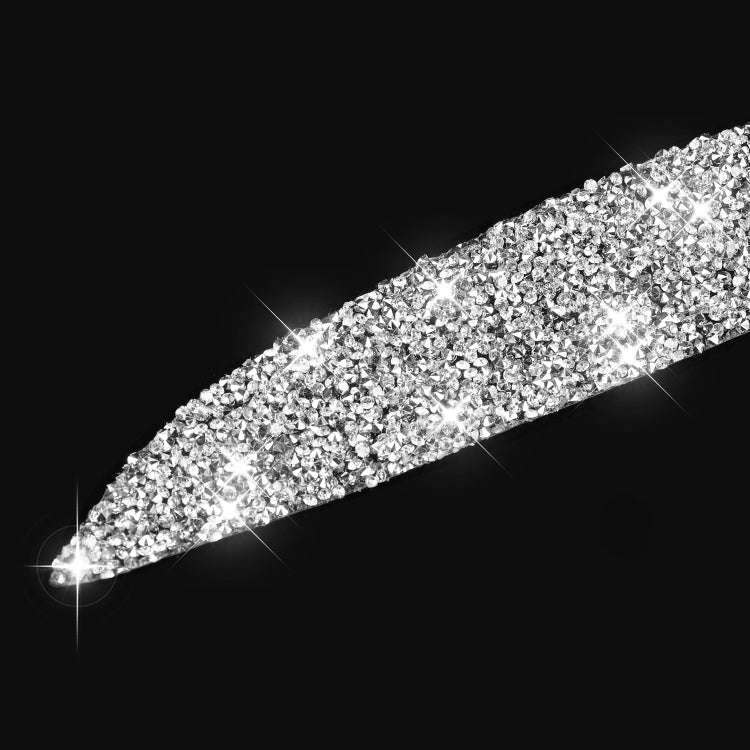 For BMW X5 E70 2010-2012 Car Light Eyebrow Diamond Decoration Sticker, Left and Right Drive