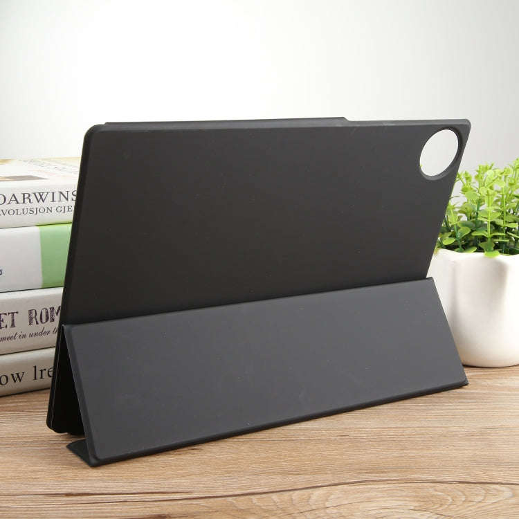 For Huawei MatePad Pro 13.2 Tri-fold Magnetic Clasp Leather Tablet Case(Black)