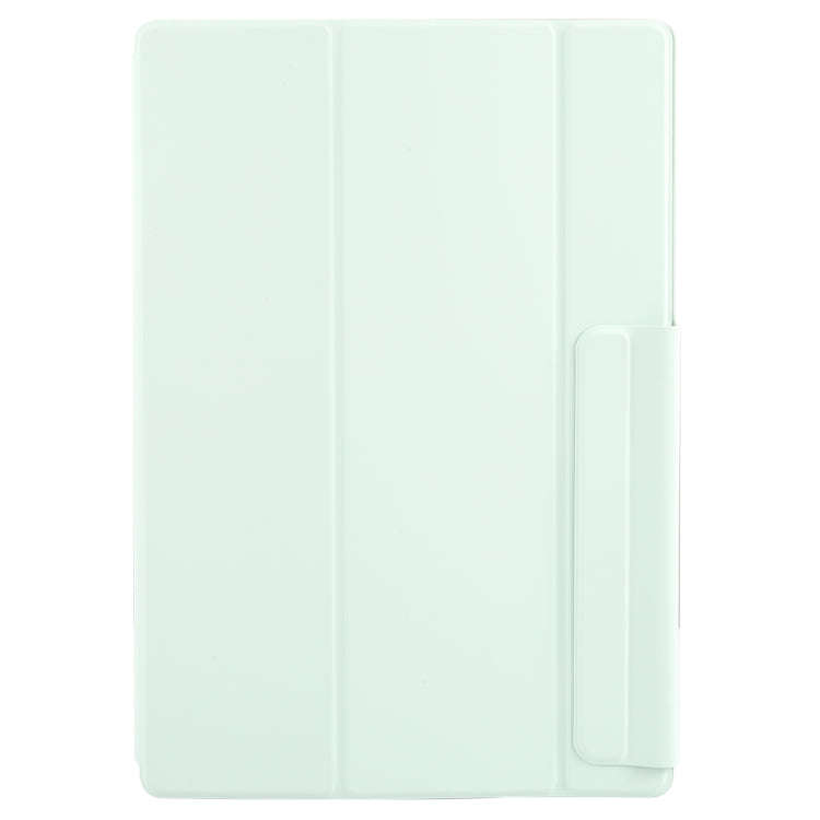 For Huawei MatePad Pro 13.2 Tri-fold Magnetic Clasp Leather Tablet Case(Light Green)