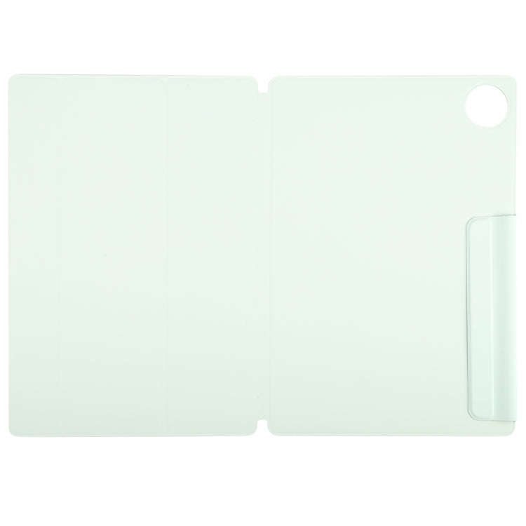 For Huawei MatePad Pro 13.2 Tri-fold Magnetic Clasp Leather Tablet Case(Light Green)