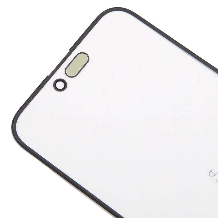 For iPhone 15 Pro Max Front Screen Outer Glass Lens with OCA Optically Clear Adhesive