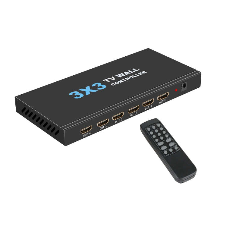NK-330 3x3 4K 9 Screen HDMI DVI TV Video Wall Controller Splitter Multi Video Screen Processor Sp...