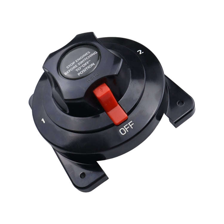 300A RV Yacht Power Off Switch 4 Speed Marine Power Protection Switch(Black)