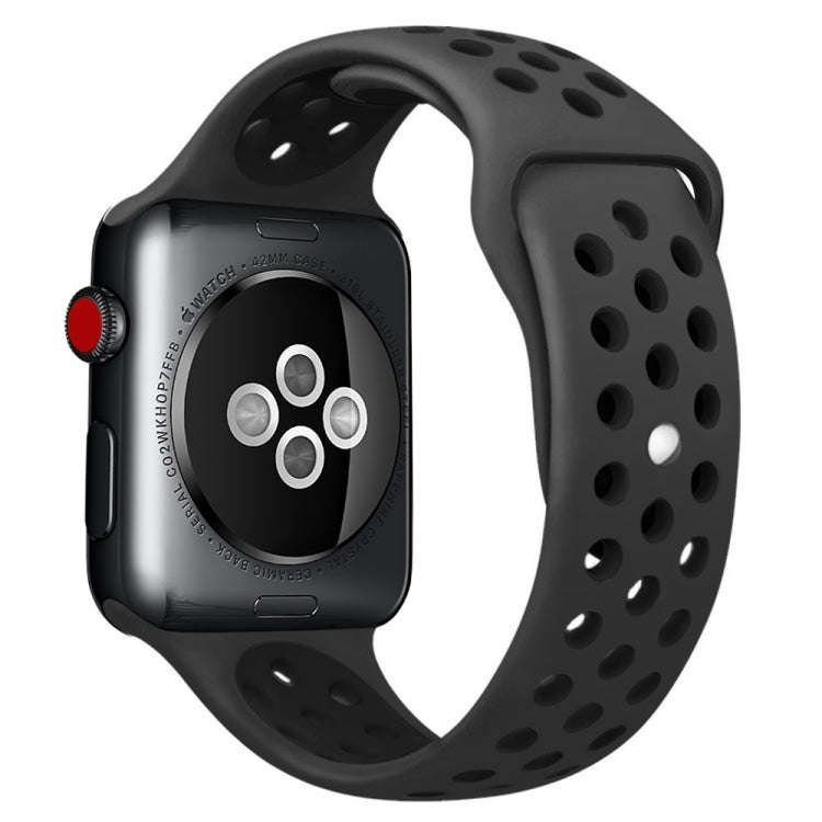 For Apple Watch Series 7 41mm / 6 & SE & 5 & 4 40mm / 3 & 2 & 1 38mm Sport Silicone Watch Band St...