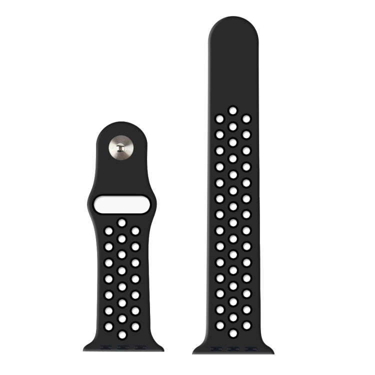 For Apple Watch Series 7 41mm / 6 & SE & 5 & 4 40mm / 3 & 2 & 1 38mm Sport Silicone Watch Band St...